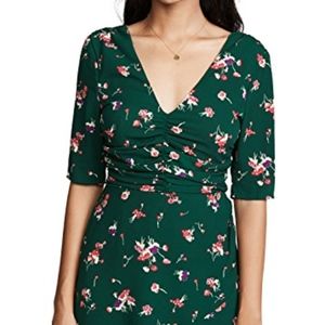 WAYF Gaby Ruched Mini Dress